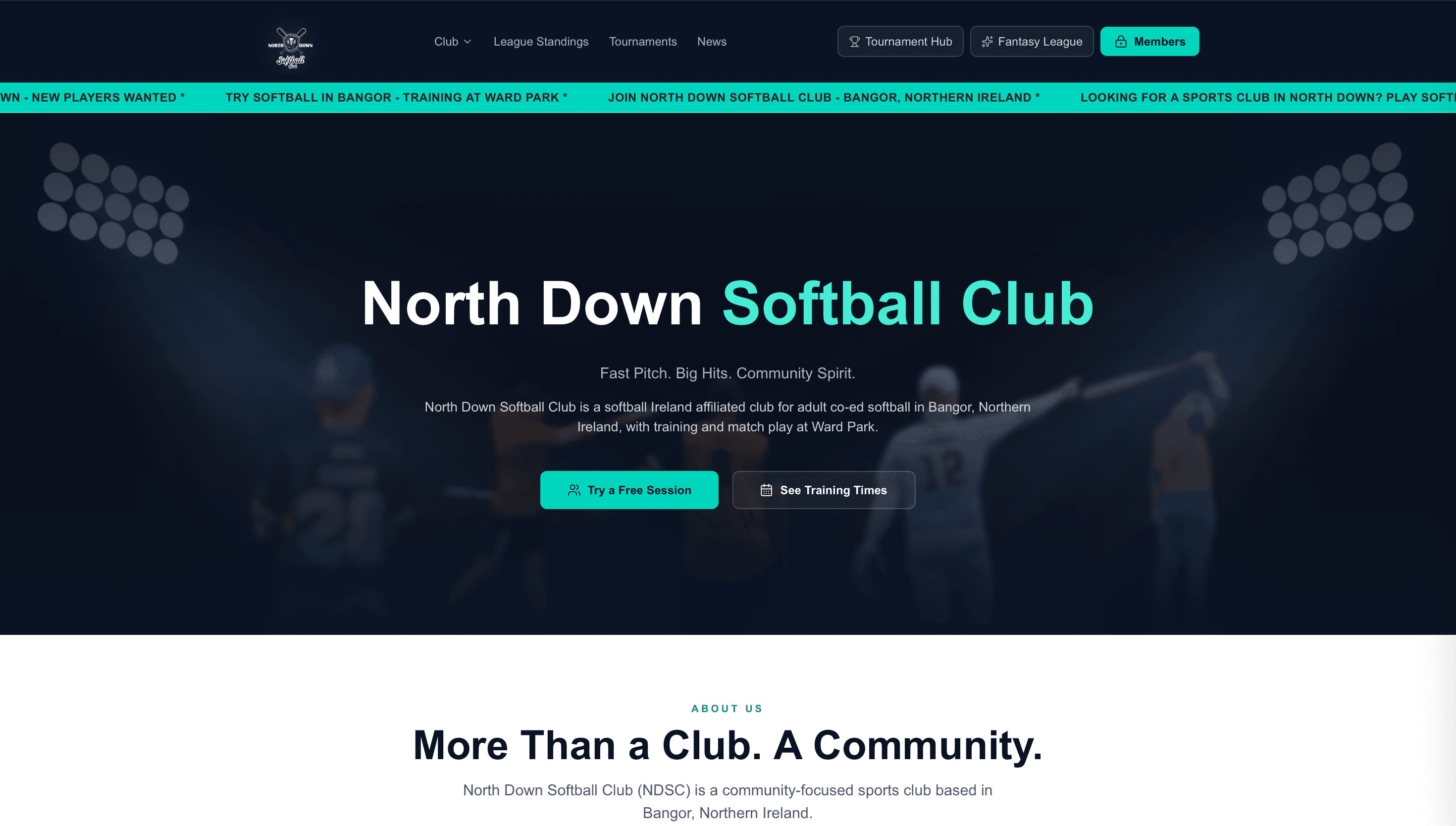 North Down Softball Club screenshot